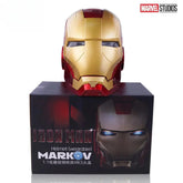 Hot 60cm Iron Man 1:1 Cosplay Helmet Marvel Avengers Light Led Ironman Mask Action Figure Model Toy Child Adult Christmas Gift - NTKSTORE